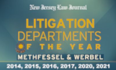 New Jersey Law Journal Litigation Department of the Year